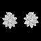 Van Cleef & Arpels Van Cleef Arpels Lotus Small K18Wg White Gold Earrings, Set of 2 1