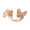 Fauna De Papillon Entre Les Doors Ring in K18 Rose Gold from Van Cleef & Arpels 3