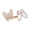 Fauna De Papillon Entre Les Doors Ring in K18 Rose Gold from Van Cleef & Arpels, Image 1