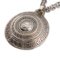 VERSACE necklace metal rhinestone silver Medusa pendant, Image 3