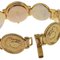 VERSACE Medusa Watch Coin 7008012 Gold Plated Quartz Analog Display Ladies Dial 6