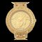 Reloj VERSACE Medusa Coin 7008012 Pantalla analógica de cuarzo bañado en oro Esfera para mujer, Imagen 1