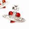 Diamante Heart Earrings from Vivienne Westwood, Set of 2 9