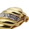 Pendientes de mujer de oro y diamantes de imitación de Yves Saint Laurent. Juego de 2, Imagen 7