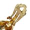 Women's Gold & Rhinestone Earrings from Yves Saint Laurent, Set of 2 5