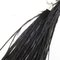 Yves Saint Laurent Wing Feathers,Metal Clip Earrings Black, Set of 2, Image 6