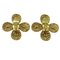 Goldene Blumenohrringe für Damen von Yves Saint Laurent 3