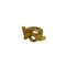 Goldener Fittings Ring aus Metall von Yves Saint Laurent 1