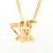 Saint Laurent Monogram Twist Pendant Necklace from Yves Saint Laurent 5
