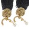 Yves Saint Laurent Saint Laurent Saint Laurent Long Tassel Earrings Gold Black, Set of 2 5