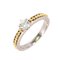 Diamond Ring in Yellow Gold and Platinum from Yves Saint Laurent 1