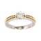 Diamond Ring in Yellow Gold and Platinum from Yves Saint Laurent 2