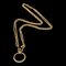 CHANEL Chain Magnifying Glass Necklace Metal Gold Tone CC Auth ar9914B 1