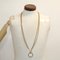 CHANEL Chain Magnifying Glass Necklace Metal Gold Tone CC Auth ar9914B 2