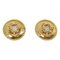 Coco Mark Earrings in Gold from Chanel, Set of 2 1