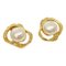 Pearl Earrings in Gold from Chanel, Set of 2 1