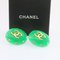 Clip-On Earrings in Gold from Chanel, Set of 2, Image 8