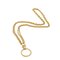 CHANEL Magnifying Glass Chain Necklace Metal Gold Tone CC Auth ar9782 2