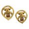 Coco Mark Clip-On Earrings in Gold from Chanel, Set of 2 1