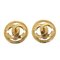 Coco Mark Earrings in Gold from Chanel, Set of 2 2