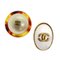 Earrings in White from Chanel, Set of 2, Image 2