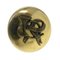 Earrings in Metal Gold from Hermes, Set of 2, Image 2