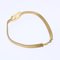 Christian Dior Bracelet Necklace 2Set Gold Tone Auth Am4858, Set of 2 3