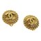 Coco Mark Earrings in Metal Gold from Chanel, Set of 2 1