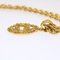 CHANEL Chain Necklace Gold Tone CC Auth 47582A 12
