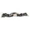 CHANEL Bangle Bracelet Metal Black CC Auth am1441sA 4
