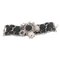 CHANEL Bangle Bracelet Metal Black CC Auth am1441sA 2