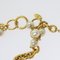 CHANEL Necklace Gold Tone CC Auth bs10911 2