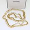 CHANEL Necklace Gold Tone CC Auth bs10911 4