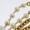 CHANEL Necklace Gold Tone CC Auth bs10911 12