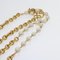 CHANEL Necklace Gold Tone CC Auth bs10911 11