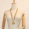 CHANEL Matelasse Chain Necklace metal Gold Tone CC Auth ar11061 2