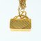 CHANEL Matelasse Chain Necklace metal Gold Tone CC Auth ar11061, Image 5