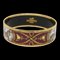 HERMES Emaille GM Bangle Bracelet Metal Cloisonn Red Gold Auth ki3953 1