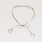 Bracciale Ribbon in metallo argentato di Christian Dior, Immagine 3
