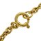 CHANEL Necklace Gold Tone CC Auth 41169A 2