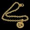 CHANEL Necklace Gold Tone CC Auth 41169A 1