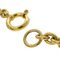 CHANEL Necklace Gold Tone CC Auth 41169A 3