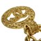 CHANEL Necklace Gold Tone CC Auth 41169A 11