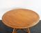 Vintage Coffee Table with Circular Rattan Edge 2