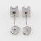 Cage d'H Earrings from Hermes, Set of 2 3