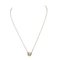 Herzförmige Halskette mit Kreuzkette von Tiffany & Co. 1