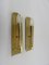 Polished & Matte Brushed Brass Wall Lights, 1950s, Set of 2 1