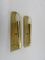 Polished & Matte Brushed Brass Wall Lights, 1950s, Set of 2, Image 1