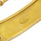 CHANEL * 1995 Halsband mit Logo in Schwarz & Gold 59990 4