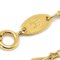 CHANEL 1983 Circled CC Gold Chain Pendant Necklace 97567 4